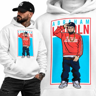 BLUZA  ŚMIESZNA Z KAPTUREM ABRAHAM
